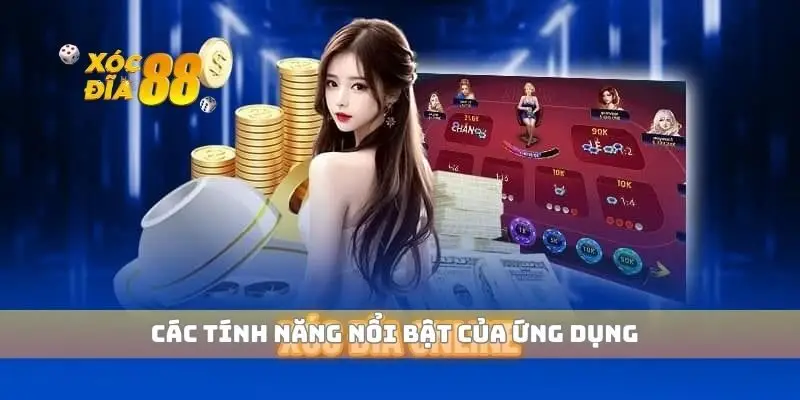 Các tính năng nổi bật của ứng dụng